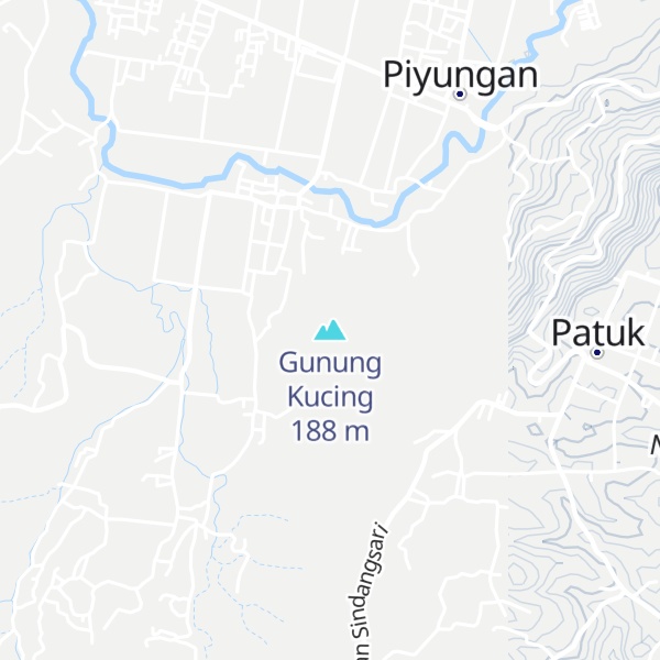 Map of Gunung Kucing