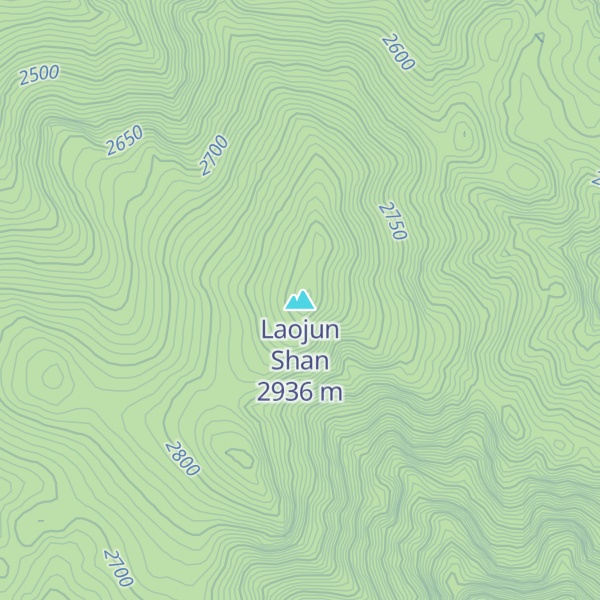 Map of Laojun Shan