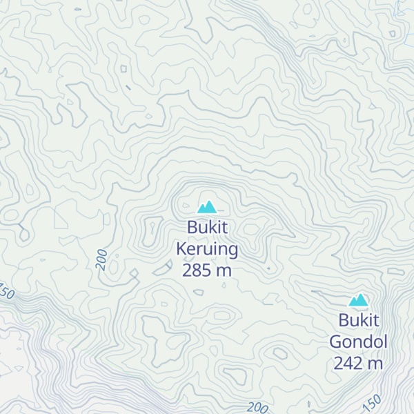 Map of Bukit Keruing