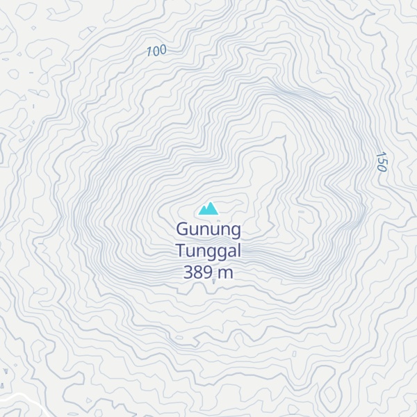 Map of Gunung Tunggal