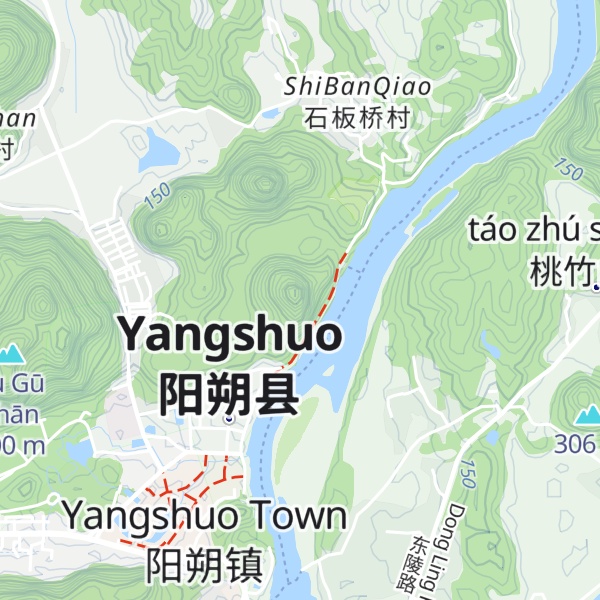 Map of Lóngtóu Shān