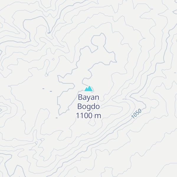 Map of Bayan Bogdo