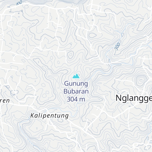 Map of Gunung Bubaran