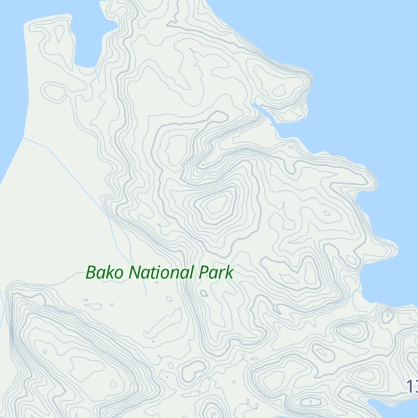 Map of Gunung Keruin