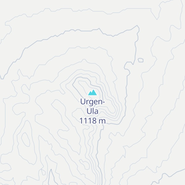 Map of Urgen-Ula