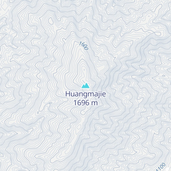 Map of Huangmajie