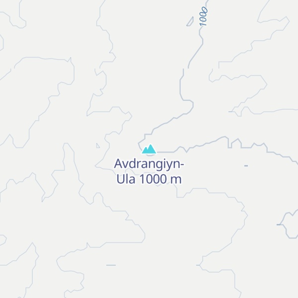 Map of Avdrangiyn-Ula