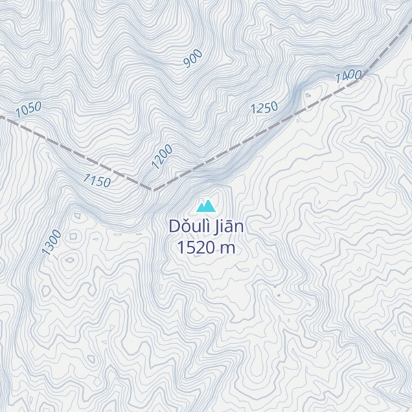 Map of Dǒulì Jiān