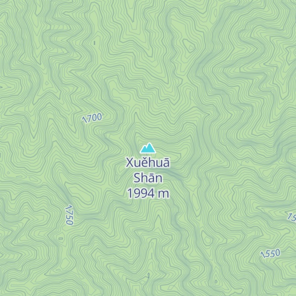 Map of Xuěhuā Shān