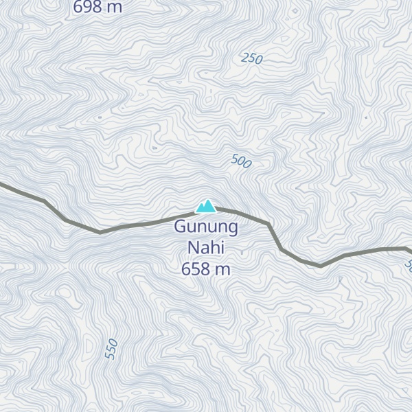 Map of Gunung Nahi