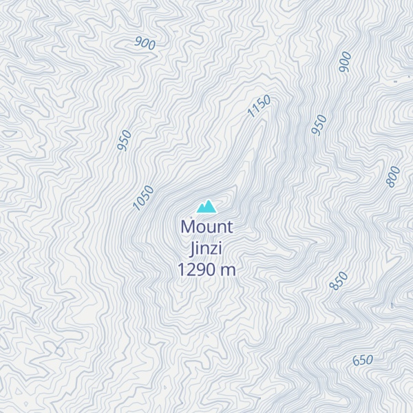 Map of Mount Jinzi