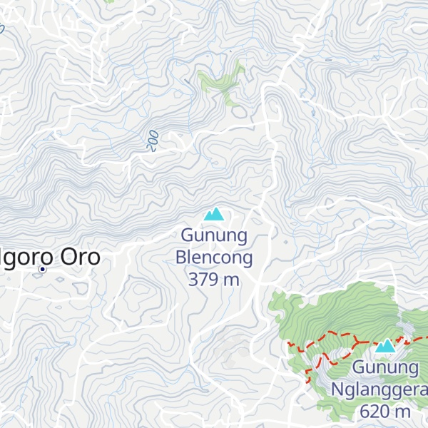 Map of Gunung Blencong
