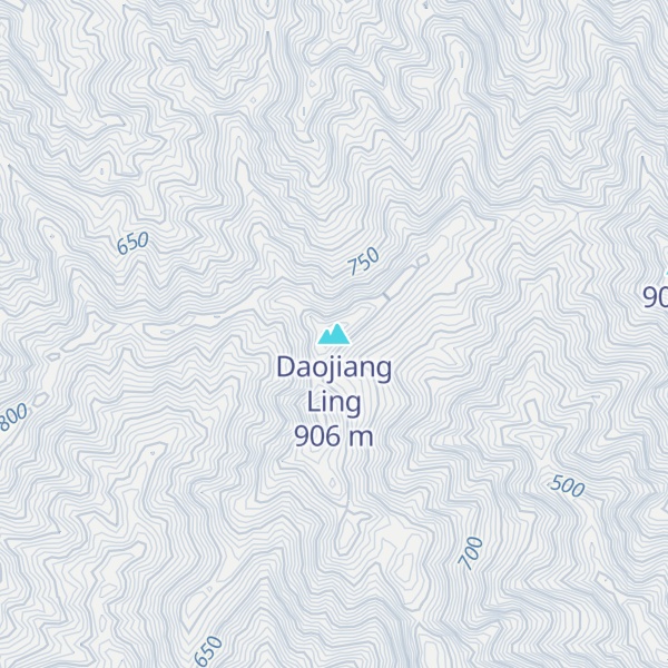 Map of Daojiang Ling