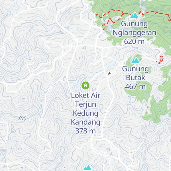 Map of Loket Air Terjun Kedung Kandang