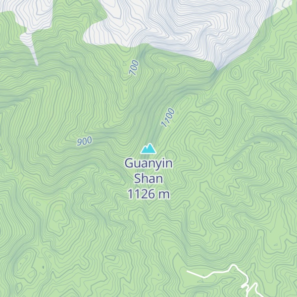 Map of Guanyin Shan