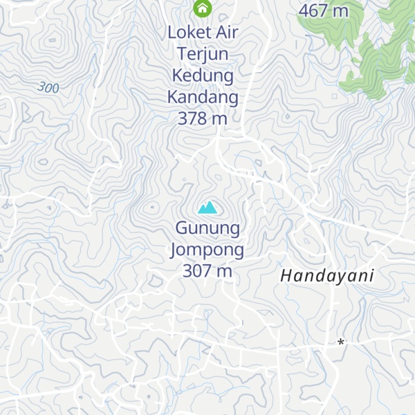 Map of Gunung Jompong