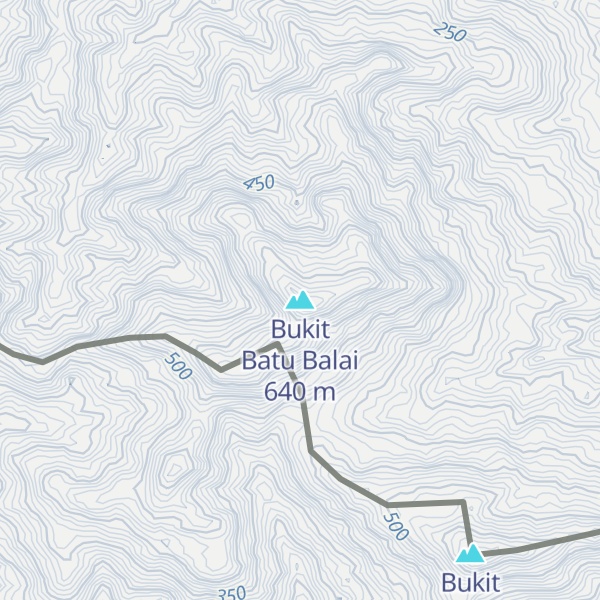 Map of Bukit Batu Balai