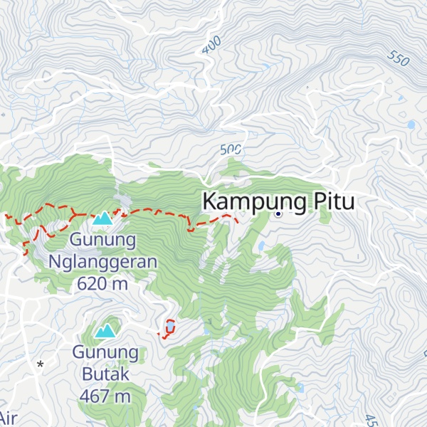 Map of Gunung Purba