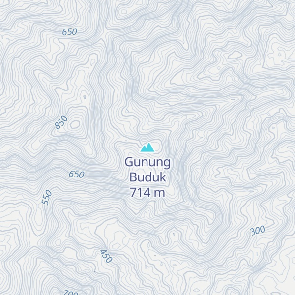 Map of Gunung Buduk
