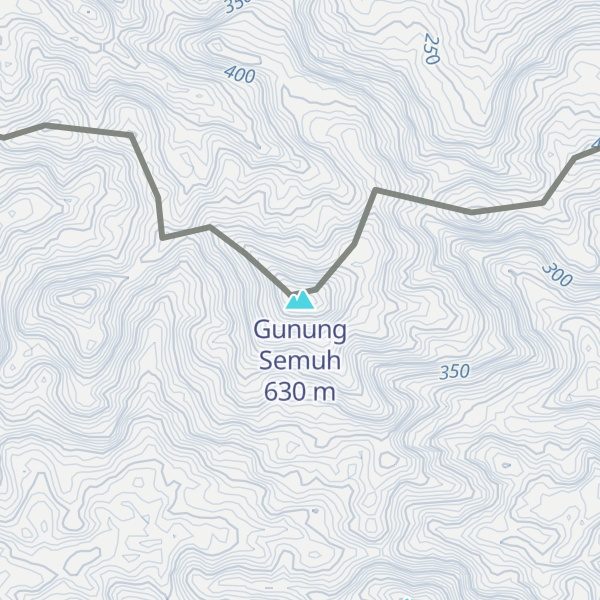 Map of Gunung Semuh