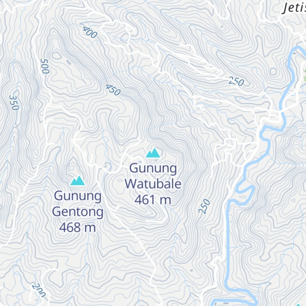 Map of Gunung Watubale