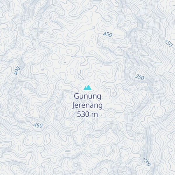 Map of Gunung Jerenang