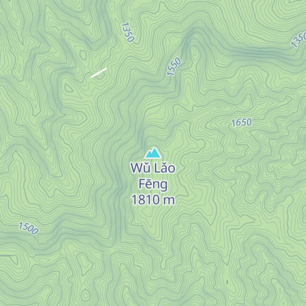 Map of Wǔ Lǎo Fēng
