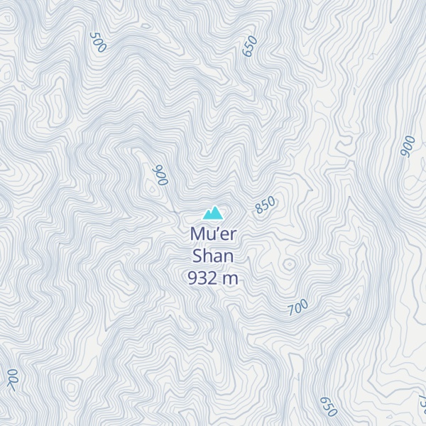 Map of Mu’er Shan