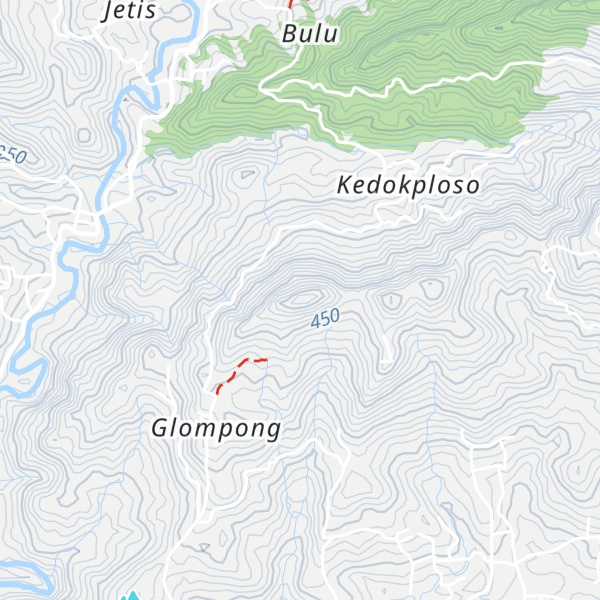 Map of Gunung Keruk