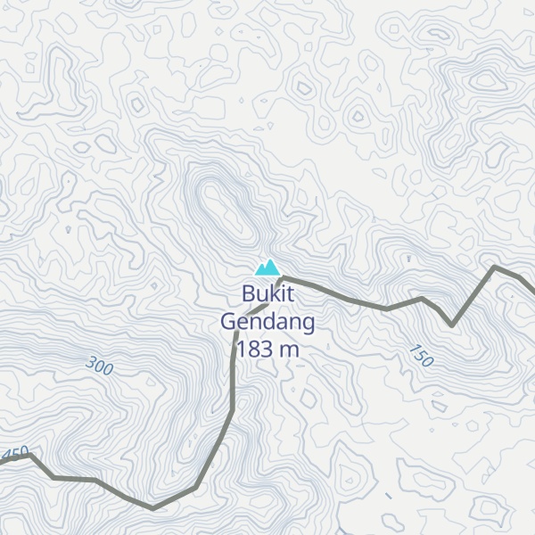 Map of Bukit Gendang
