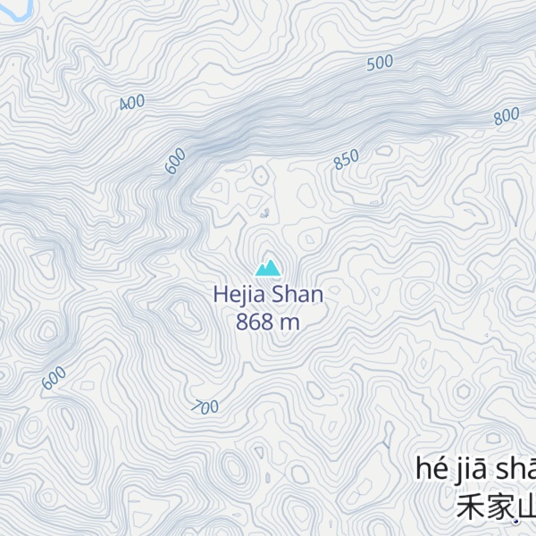 Map of Hejia Shan
