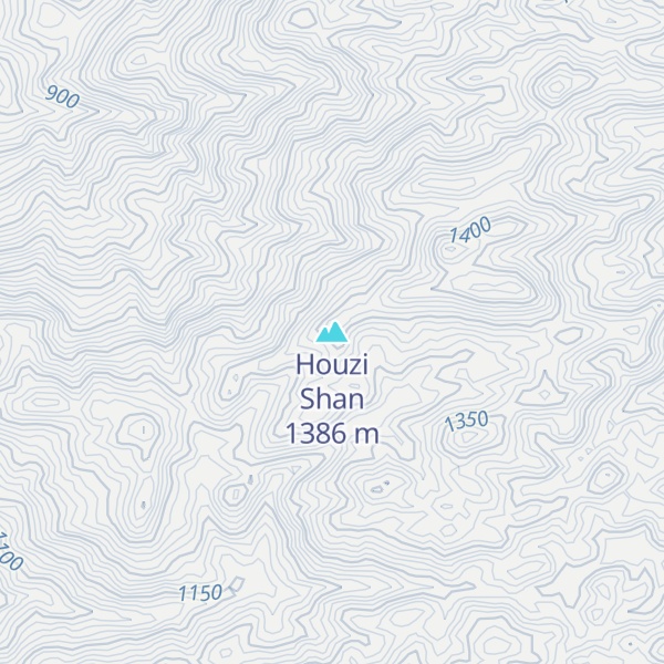 Map of Houzi Shan