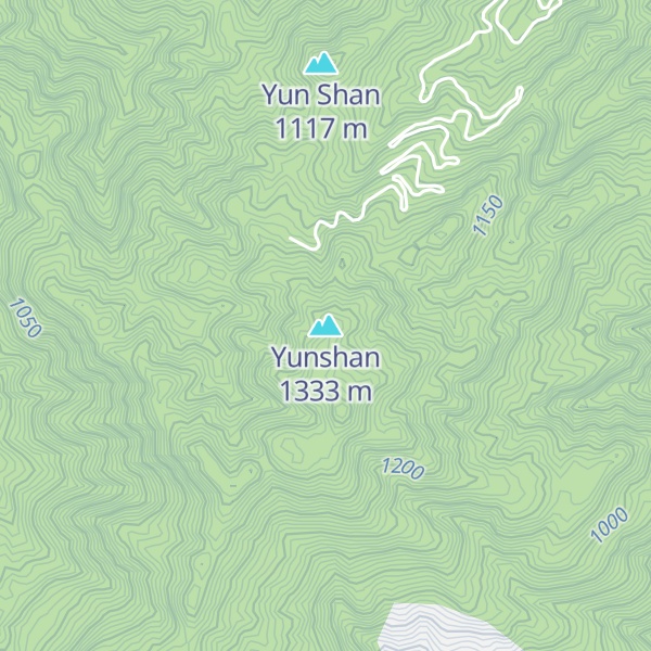 Map of Yunshan