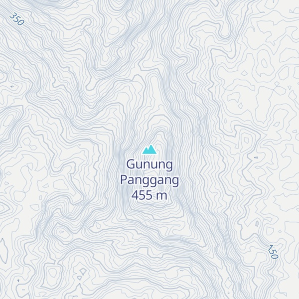 Map of Gunung Panggang