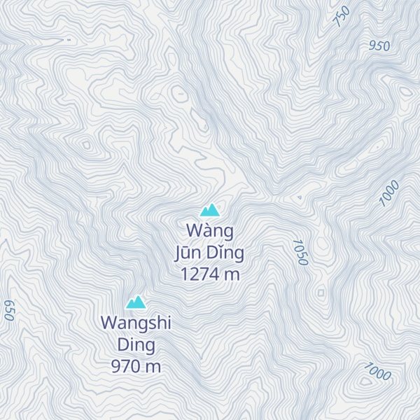 Map of Wàng Jūn Dǐng