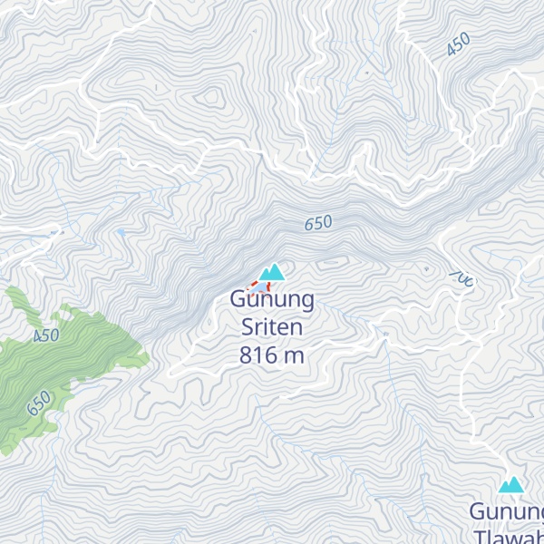 Map of Gunung Sriten