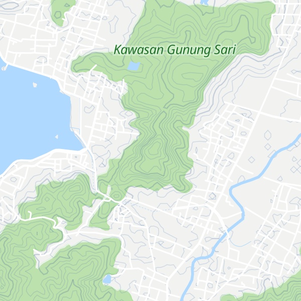 Map of Gunung Sari