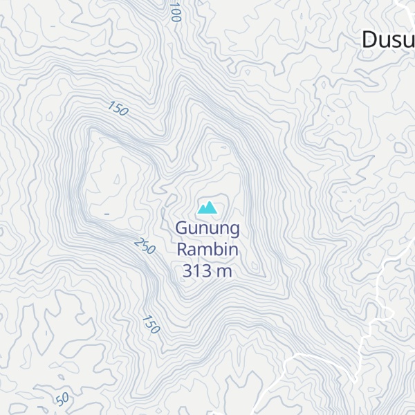 Map of Gunung Rambin