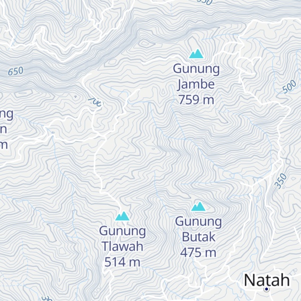 Map of Gunung Kukusan