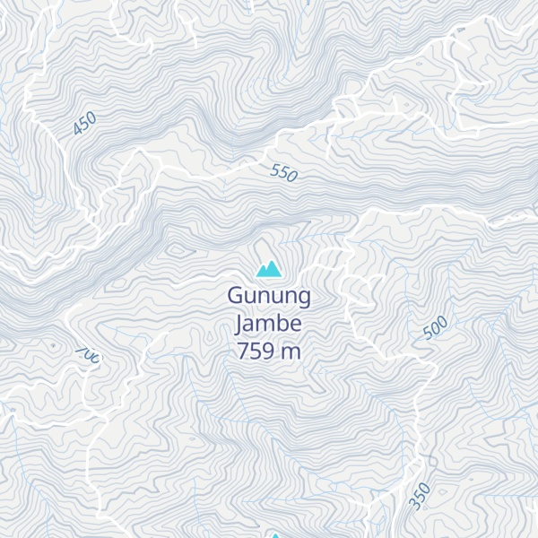 Map of Gunung Jambe