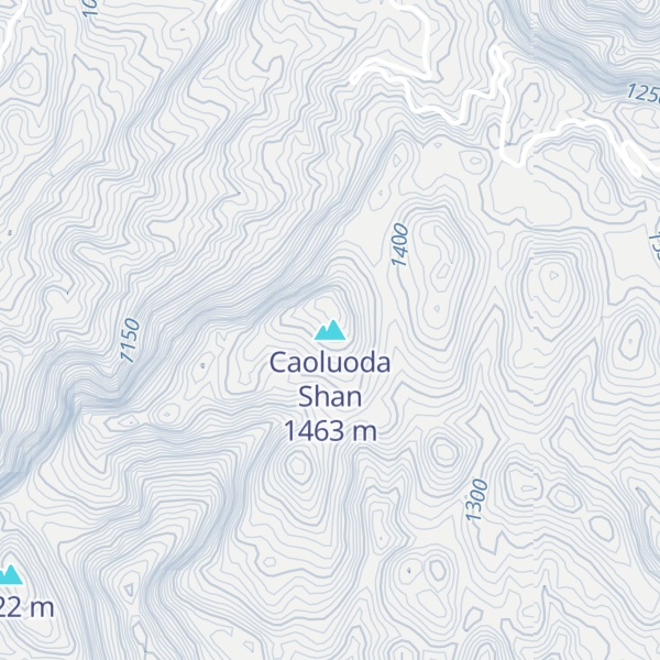 Map of Caoluoda Shan
