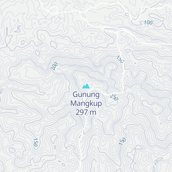 Map of Gunung Mangkup