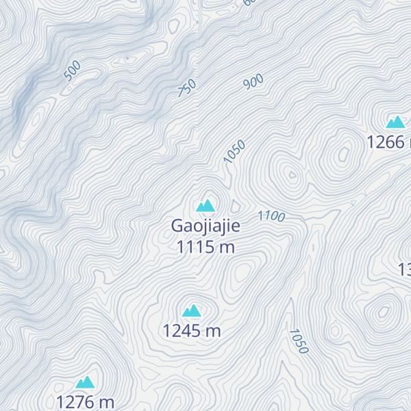 Map of Gaojiajie