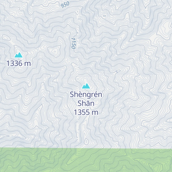Map of Shèngrén Shān