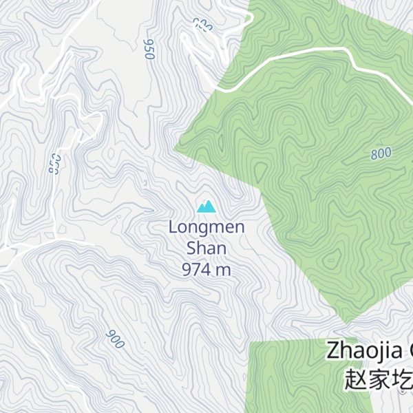 Map of Longmen Shan