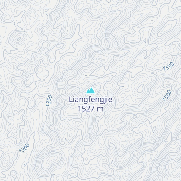 Map of Liangfengjie