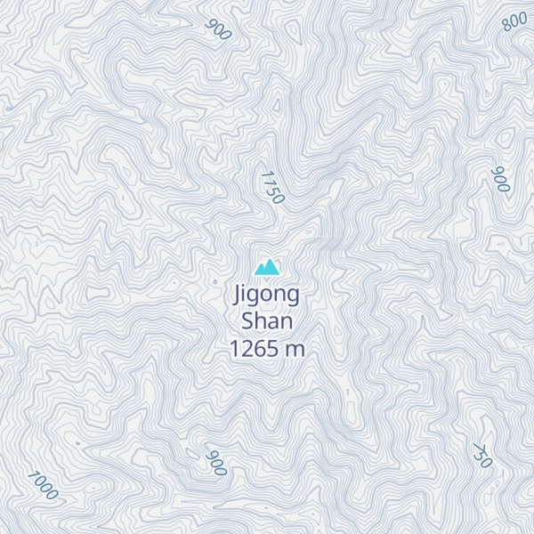 Map of Jigong Shan