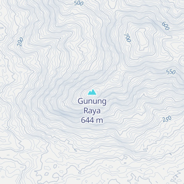Map of Gunung Raya