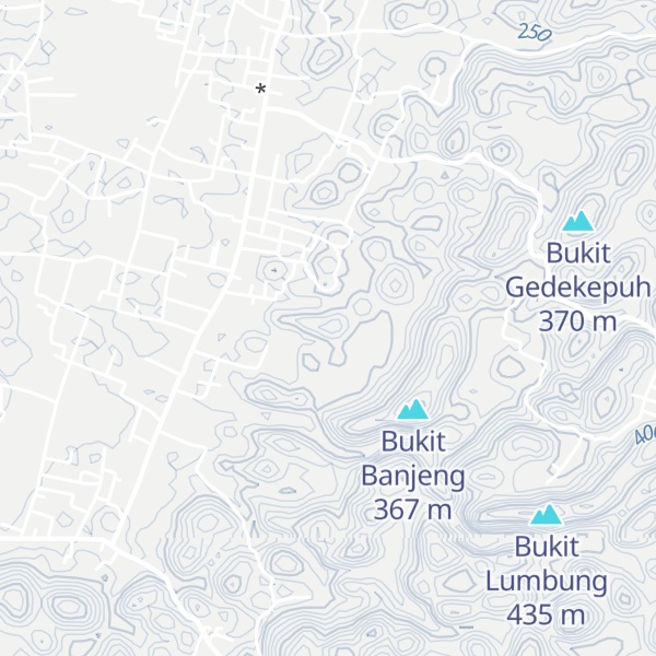Map of Bukit Kedondong