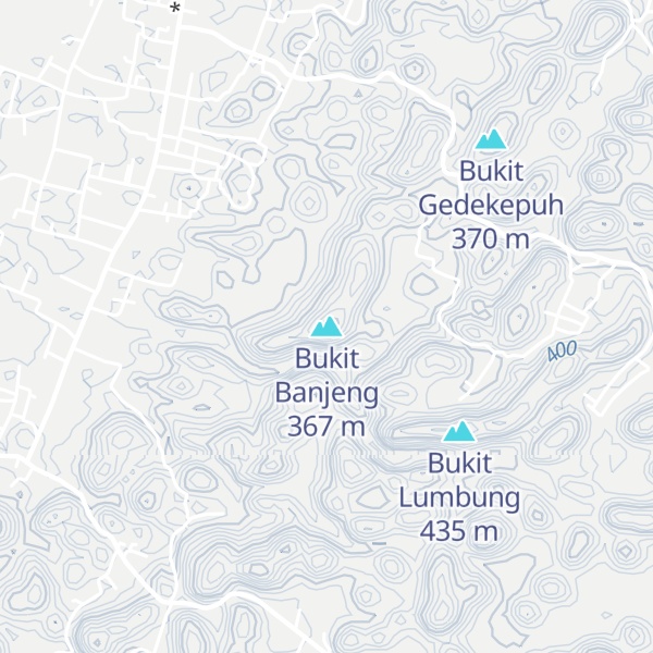 Map of Bukit Banjeng